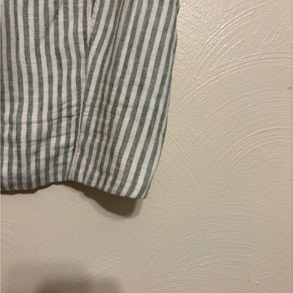 Abercrombie & Fitch Striped Green and White Tank Top - Picture 7 of 8